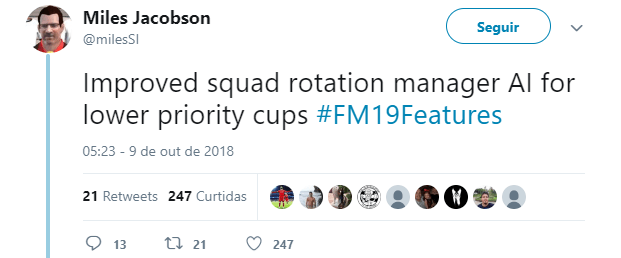 Novidades do Football Manager 2019