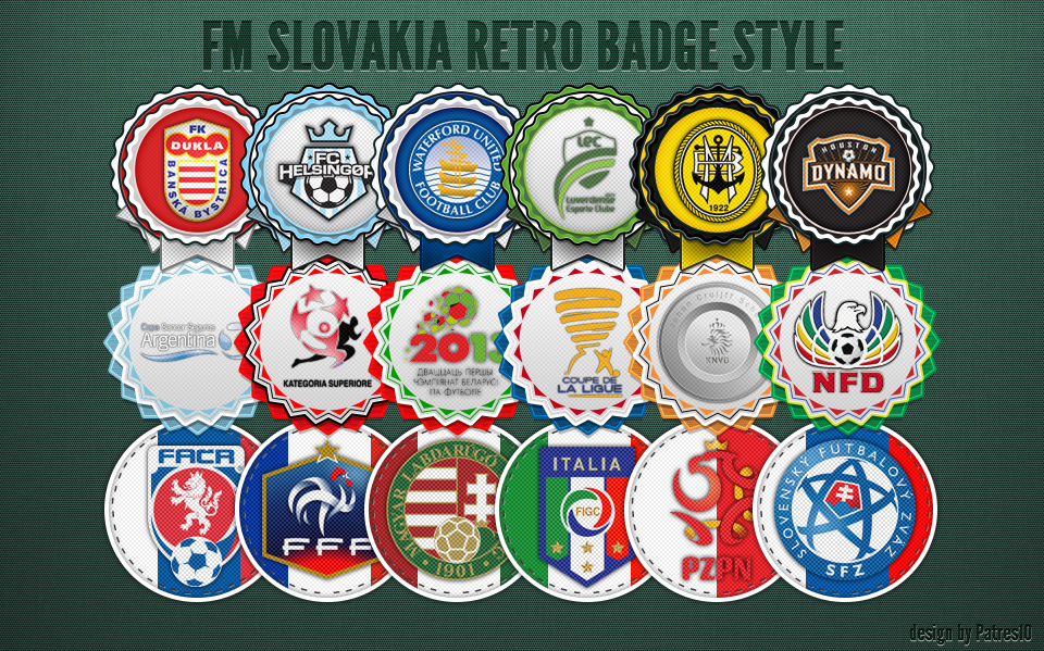 Retro Badges by FM Slovakia