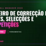 Ficheiro de Correcção de Nomes, Selecções e Competições Ficheiro de Correcção de Nomes, Selecções e Competições