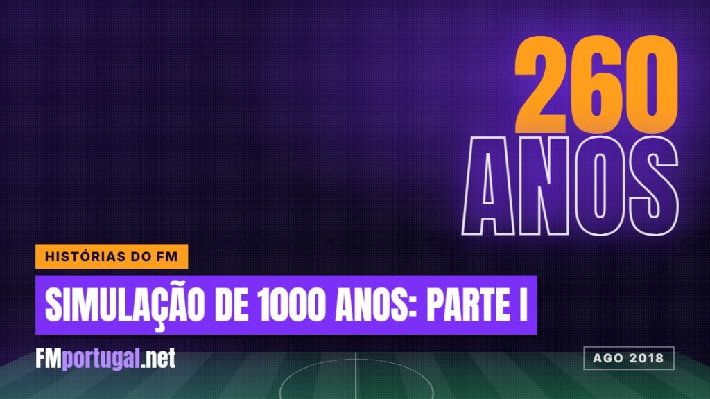 Simulação de 1000 anos, parte I: os primeiros 260 anos do futebol português