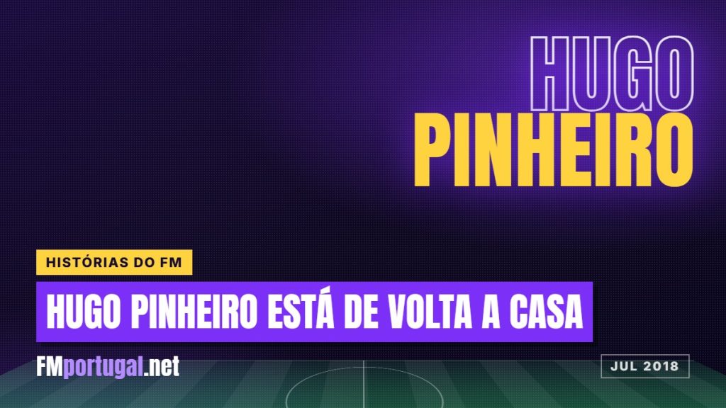 Hugo Pinheiro está de volta a casa