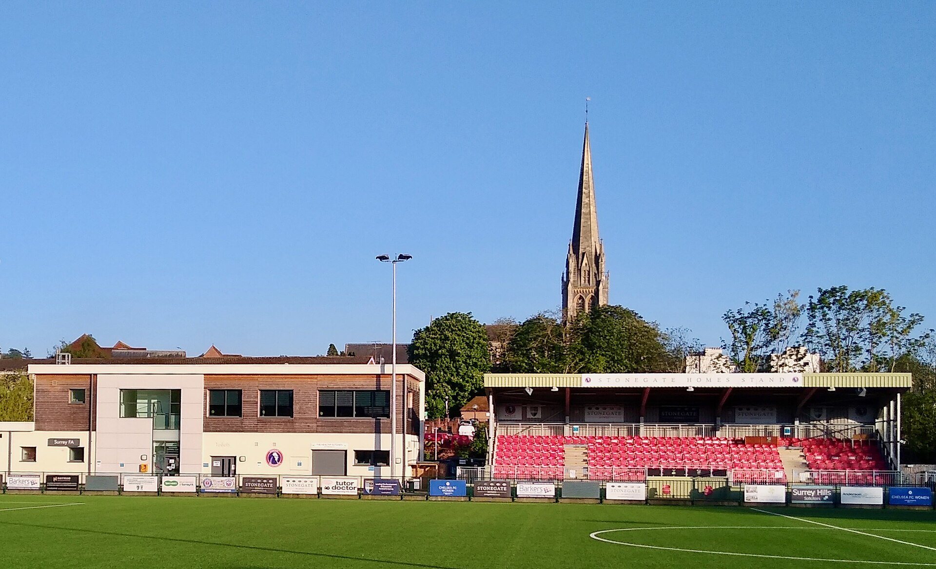 Meadowbank, o estádio do Dorking Wanderers