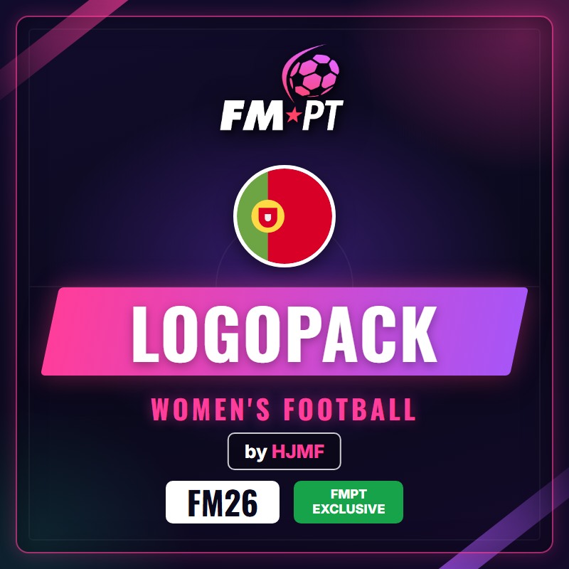 Logopack FMPT de futebol feminino
