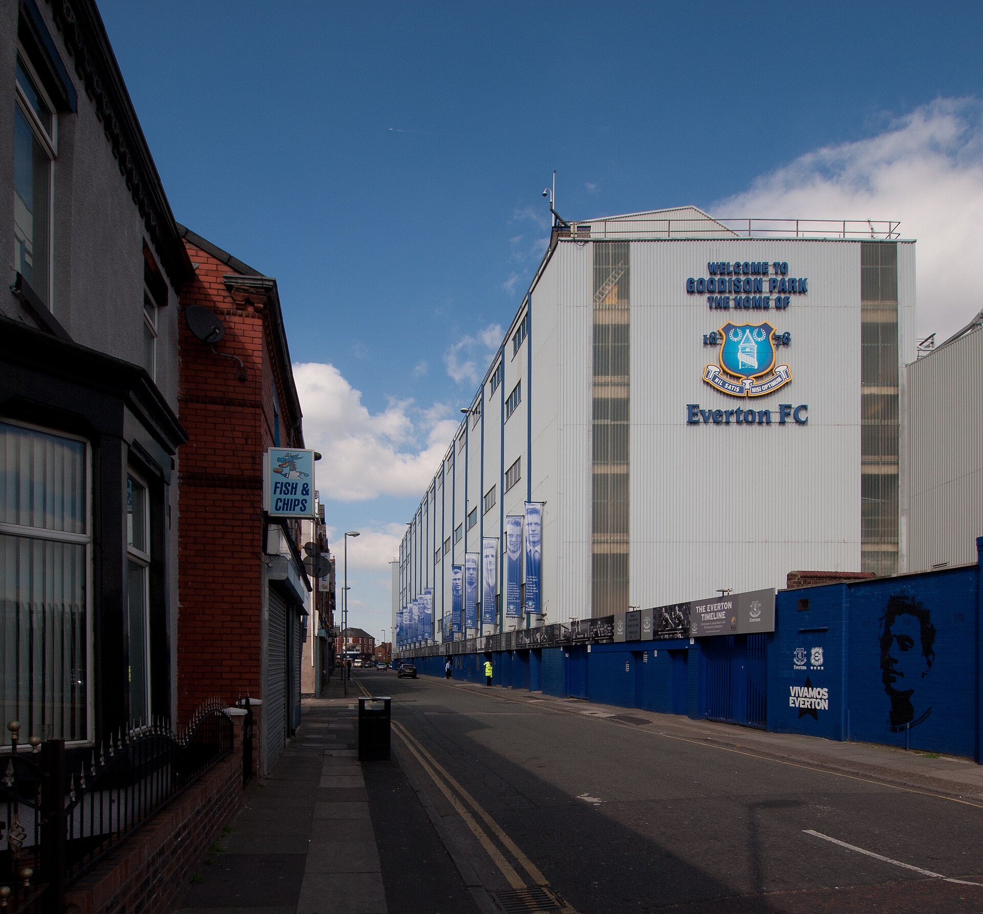 Goodison Park, a casa do Everton em 2008