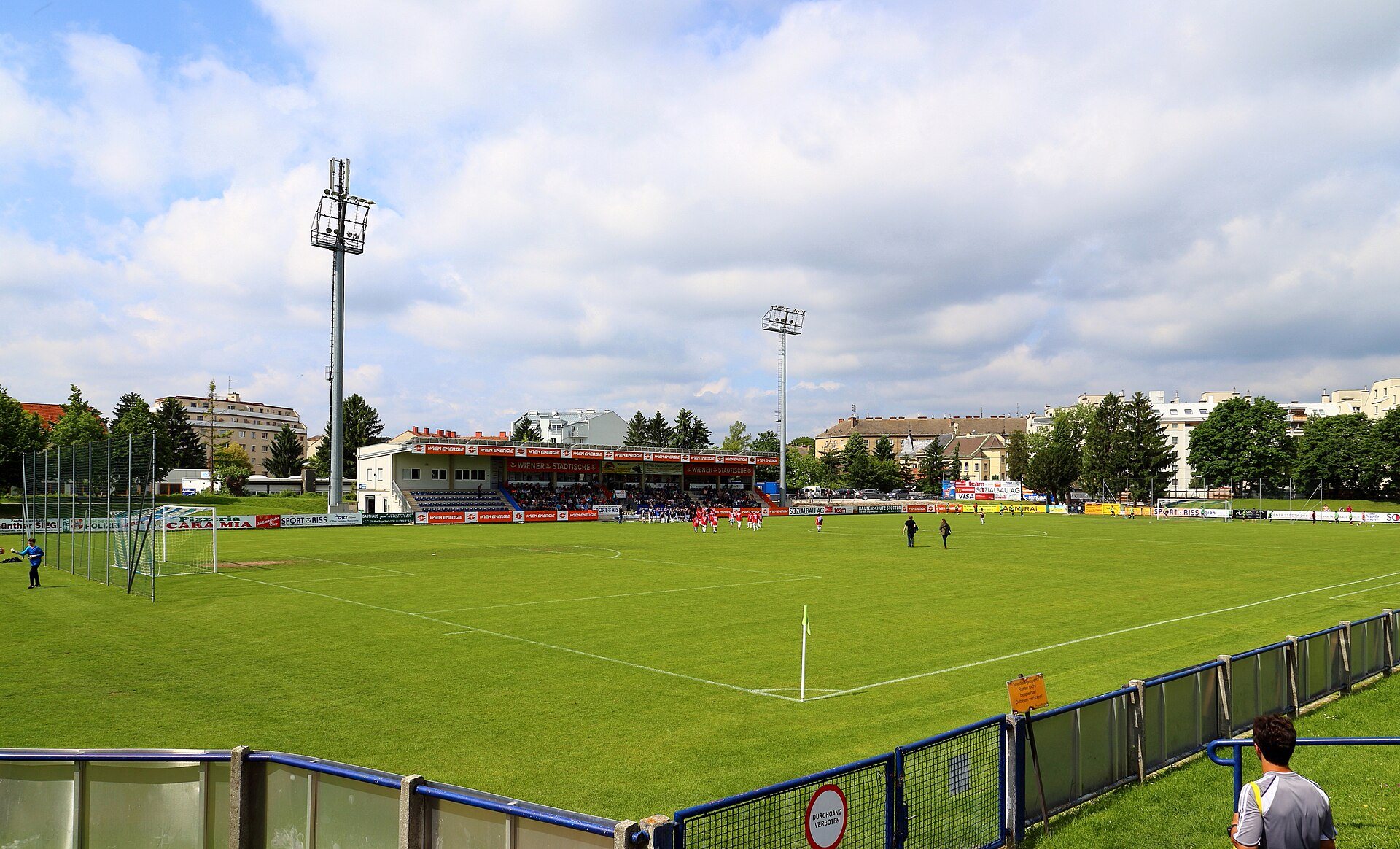 O FAC-Platz, o estádio do FAC, em Viena