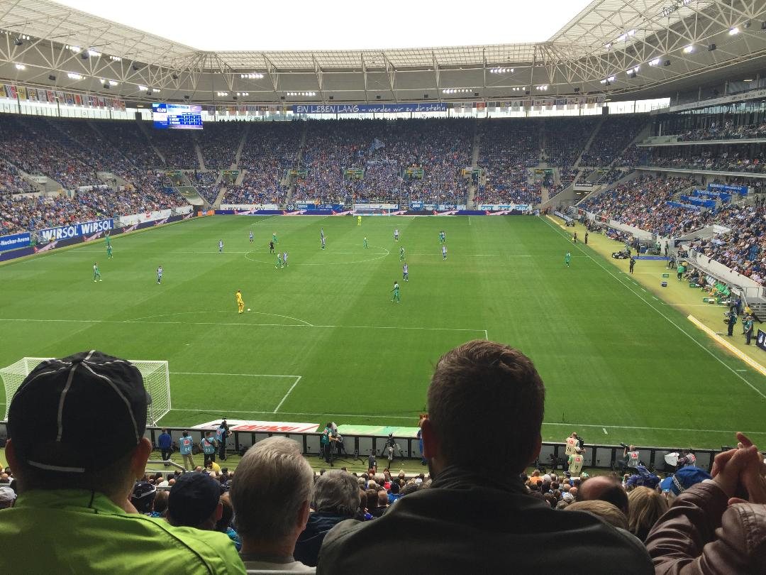 O estádio do Hoffenheim, onde Firmino se afirmou na Europa