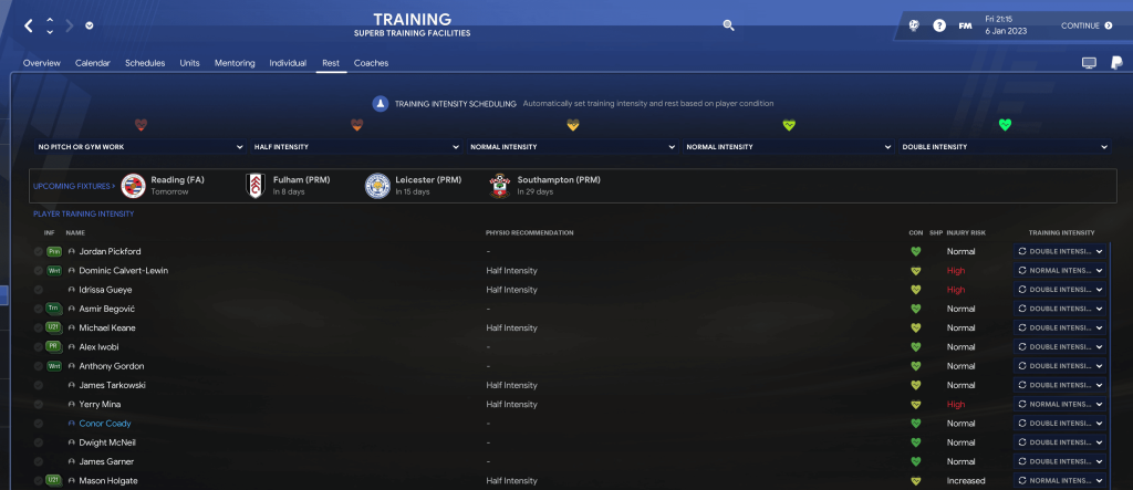 Bolas paradas e treino no FM23: imagem 3