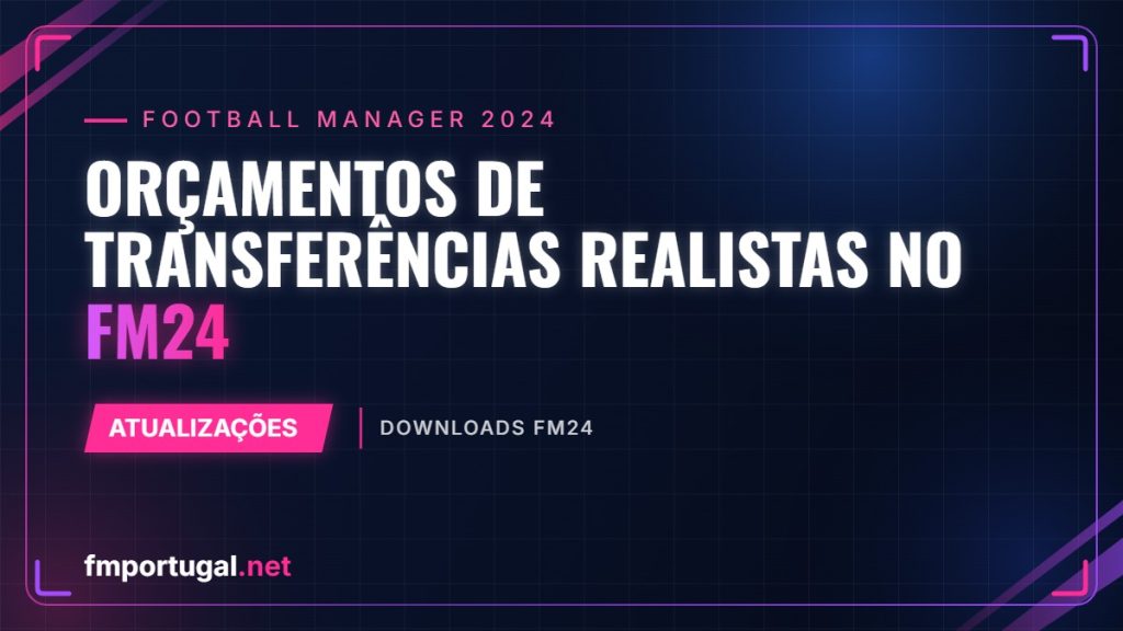 Orçamentos de transferências realistas no FM24
