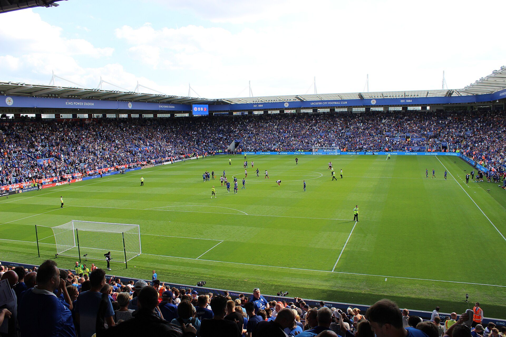 O King Power Stadium, a casa do Leicester City