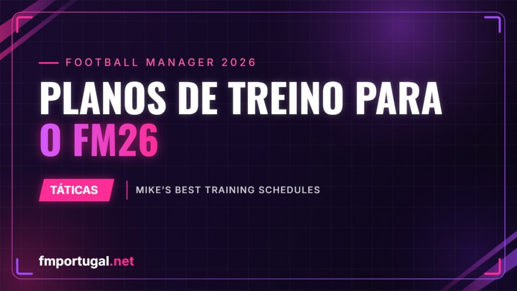Planos de treino para o FM26 – Mike’s Best Training Schedules