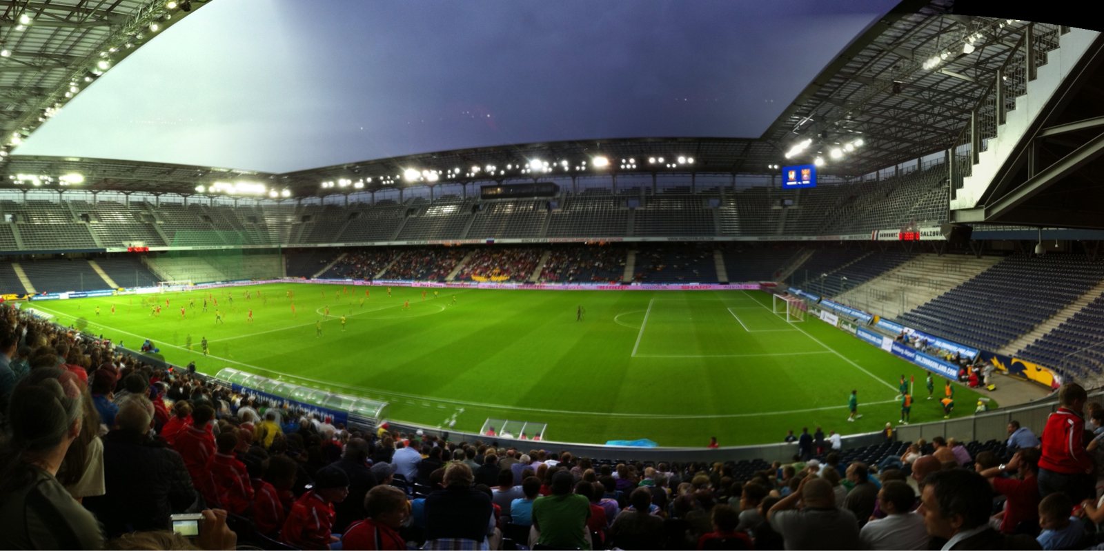 A Red Bull Arena, em Salzburgo, casa de outro clube da marca