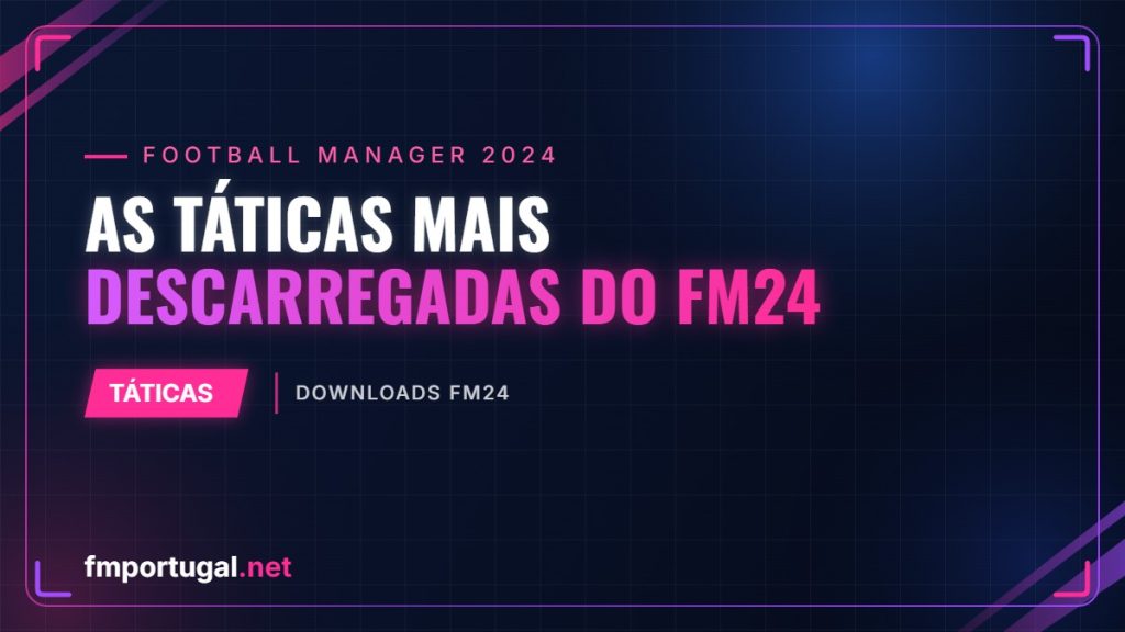 As táticas mais descarregadas do FM24
