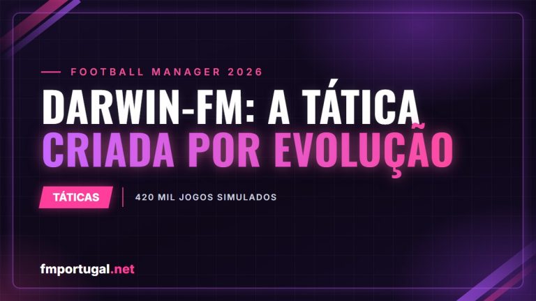 Darwin-FM: um algoritmo jogou 420 mil jogos no FM26 para criar a tática perfeita