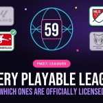 FM27 playable and licensed leagues: the full list destaque-en-ligas-jogaveis-licenciadas-fm27