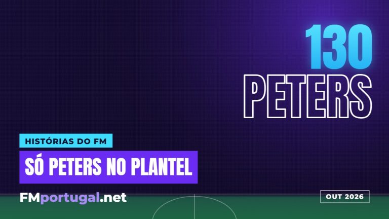 Ganhou a Champions com o Peterborough usando só jogadores chamados Peter