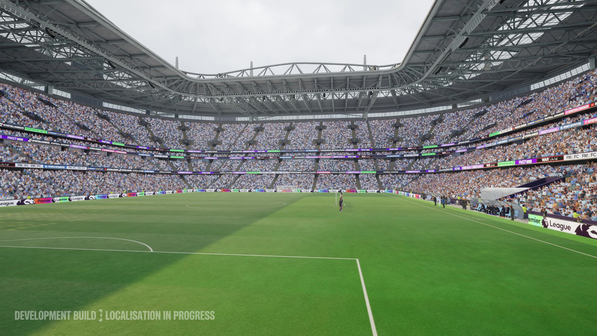 Estádio moderno com cobertura no FM27