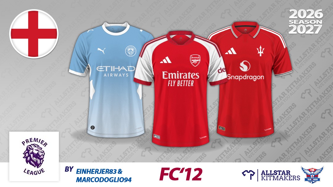 Example FC’12 Premier League 2026/27 kits